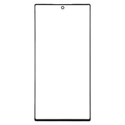 For Galaxy Note 10 + Front Screen Outer Glass Lens (Black)