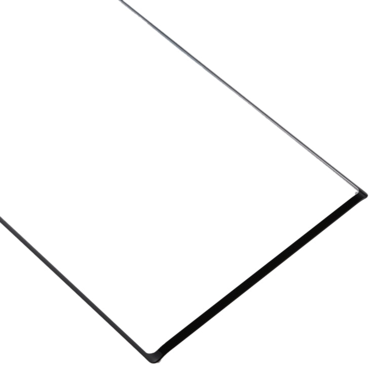 For Galaxy Note 10 + Front Screen Outer Glass Lens (Black)