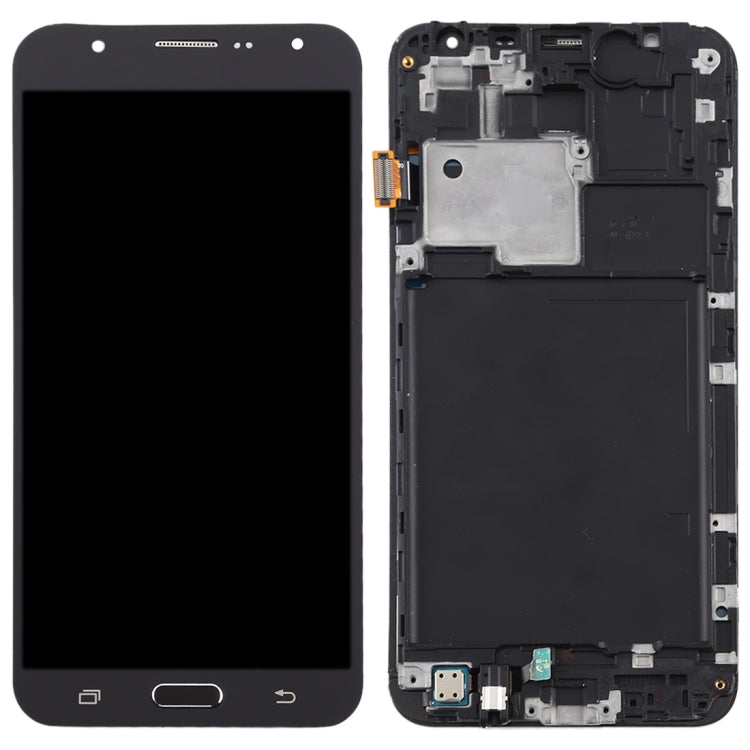 TFT LCD Screen for Galaxy J7 (2015) / J700F Digitizer Full Assembly with Frame (Black)