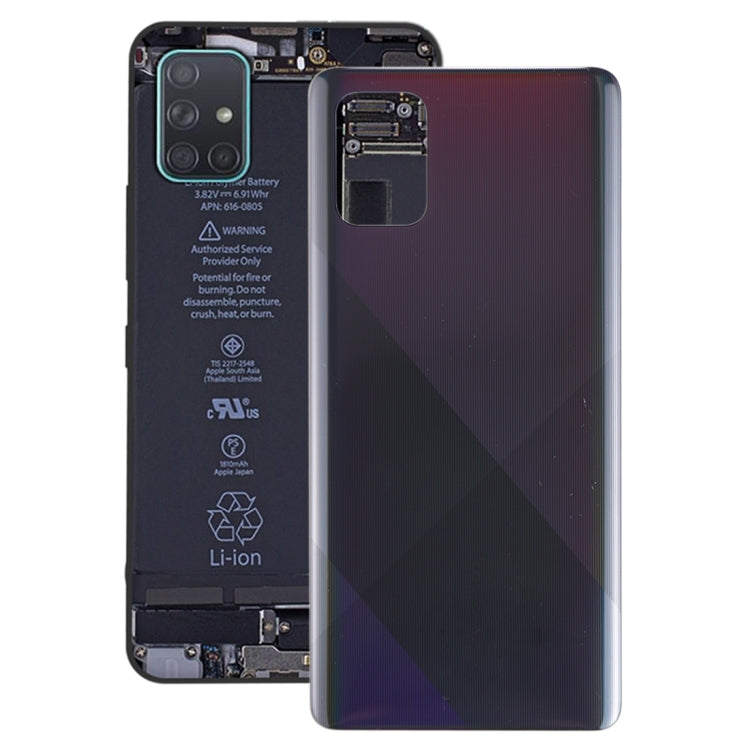 For Galaxy A71 Original Battery Back Cover (Black) - free shipping - PMc TechLife - Order now!