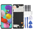 Original Super AMOLED LCD Screen for Galaxy A51 4G Digitizer Full Assembly with Frame (Black) - free shipping - PMc TechLife - Order now!