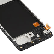 Original Super AMOLED LCD Screen for Galaxy A51 4G Digitizer Full Assembly with Frame (Black)