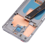 Original Dynamic AMOLED Material LCD Screen and Digitizer Full Assembly with Frame for Samsung Galaxy S20 4G SM-G980(Grey)
