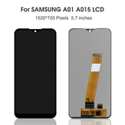 For Galaxy A01 SM-A015F Original PLS TFT LCD Screen with Digitizer Full Assembly (Flex Cable Narrow) (Black)