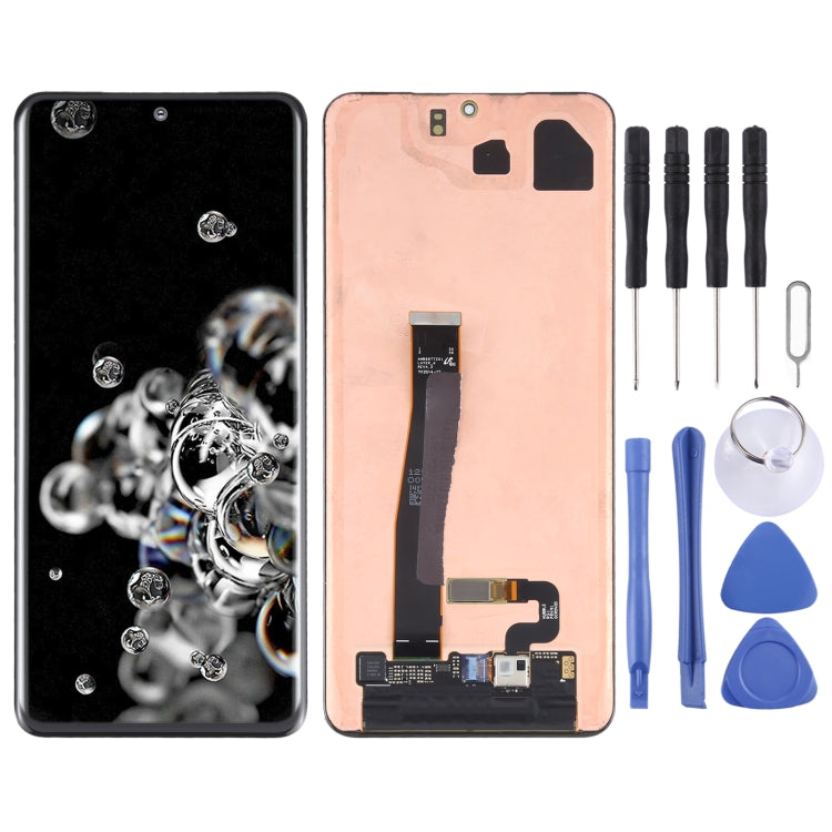 Original Dynamic AMOLED LCD Screen for Galaxy S20 Ultra 4G with Digitizer Full Assembly (Black) - free shipping - PMC TechLife - Order now!