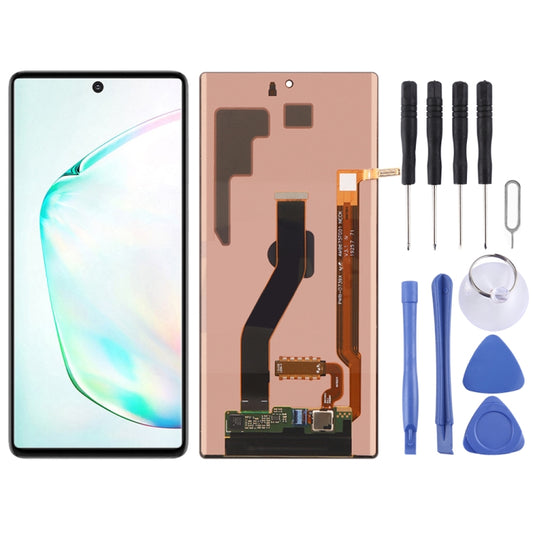 Original Dynamic AMOLED LCD Screen for Galaxy Note 10 + with Digitizer Full Assembly (Black) - free shipping - PMC Jewellery - Order now!