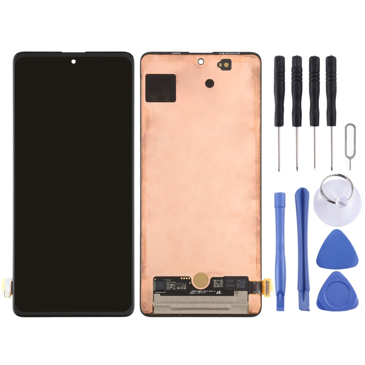 Original Super AMOLED LCD Screen for Galaxy A71 4G with Digitizer Full Assembly (Black) - free shipping - PMc TechLife - Order now!