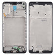 For Samsung Galaxy A21s  Front Housing LCD Frame Bezel Plate (Black) - free shipping - PMc TechLife - Order now!
