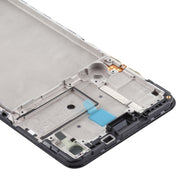 For Samsung Galaxy A21s  Front Housing LCD Frame Bezel Plate (Black)