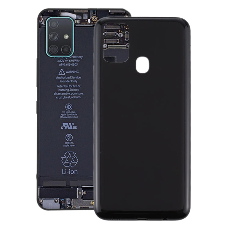 For Samsung Galaxy M31 / Galaxy M31 Prime Battery Back Cover (Black) - free shipping - PMC Jewellery - Order now!