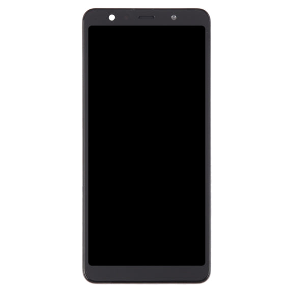 TFT LCD Screen for Samsung Galaxy A7 (2018) / SM-A750F Digitizer Full Assembly with Frame (Black)
