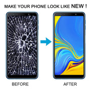TFT LCD Screen for Samsung Galaxy A7 (2018) / SM-A750F Digitizer Full Assembly with Frame (Black)