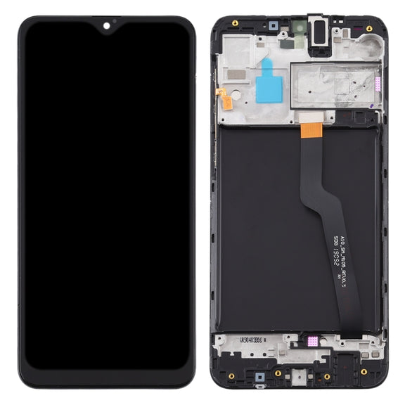 OEM LCD Screen for Samsung Galaxy A10 / SM-A105F (Single Card Version) Digitizer Full Assembly with Frame (Black)