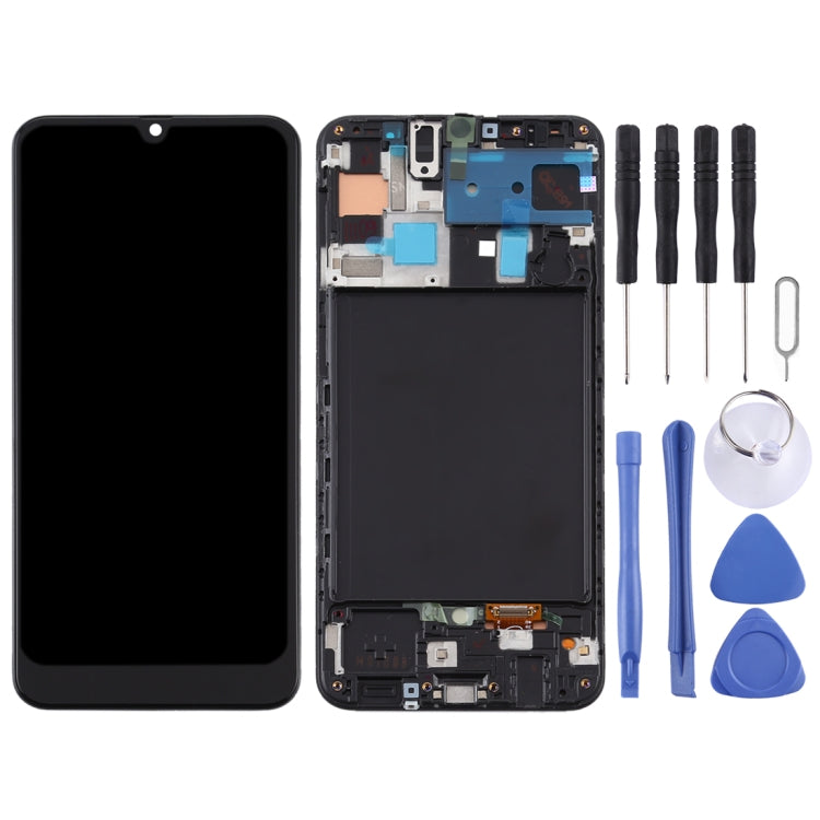 TFT LCD Screen for Samsung Galaxy A50 Digitizer Full Assembly with Frame (Not Supporting Fingerprint Identification)(Black) - free shipping - PMc TechLife - Order now!