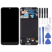 TFT LCD Screen for Samsung Galaxy A50 Digitizer Full Assembly with Frame (Not Supporting Fingerprint Identification)(Black)