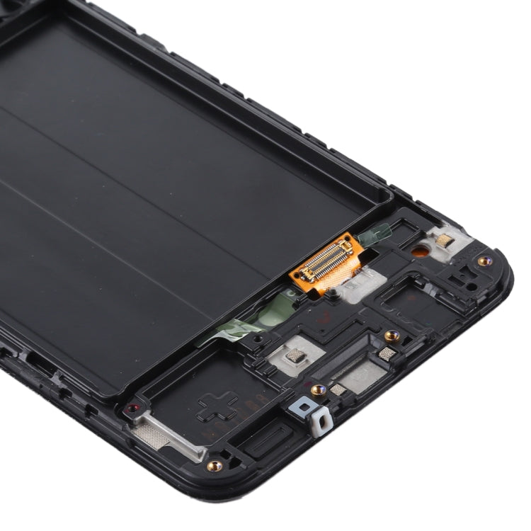 TFT LCD Screen for Samsung Galaxy A50 Digitizer Full Assembly with Frame (Not Supporting Fingerprint Identification)(Black)