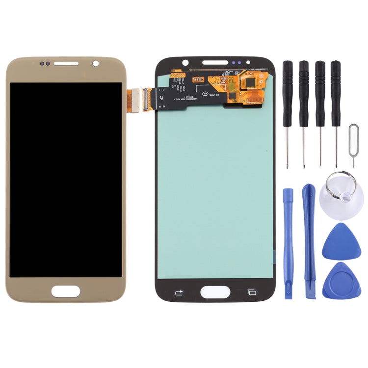 OLED LCD Screen for Samsung Galaxy S6 with Digitizer Full Assembly (Gold) - free shipping - PMc TechLife - Order now!