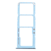 For Samsung Galaxy A51 / A515 SIM Card Tray + SIM Card Tray + Micro SD Card Tray (Blue)