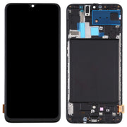 TFT LCD Screen for Samsung Galaxy A70  Digitizer Full Assembly with Frame, Not Supporting Fingerprint Identification (Black)