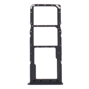 For Samsung Galaxy A21s SIM Card Tray + SIM Card Tray + Micro SD Card Tray (Black)