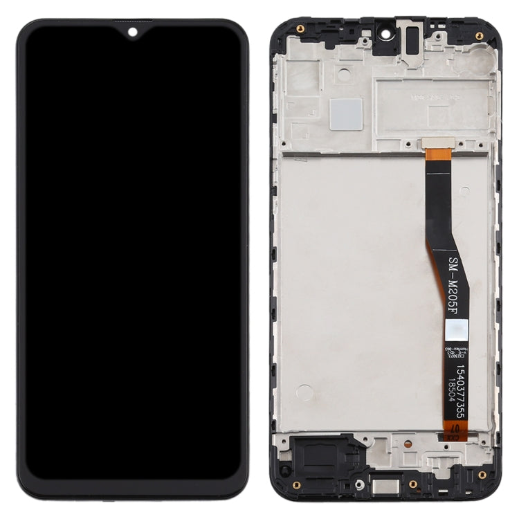 TFT LCD Screen for Samsung Galaxy M20 Digitizer Full Assembly with Frame (Black)