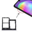 For Samsung Galaxy A315 / A31 SIM Card Tray + SIM Card Tray + Micro SD Card Tray (Black) - free shipping - PMc TechLife - Order now!