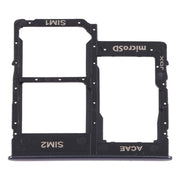 For Samsung Galaxy A315 / A31 SIM Card Tray + SIM Card Tray + Micro SD Card Tray (Black)