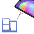 For Samsung Galaxy A315 / A31 SIM Card Tray + SIM Card Tray + Micro SD Card Tray (Blue) - free shipping - PMc TechLife - Order now!