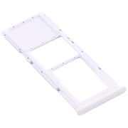 For Samsung Galaxy A21s SIM Card Tray + Micro SD Card Tray (White)