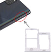 For Samsung Galaxy A41 / A415 SIM Card Tray + SIM Card Tray + Micro SD Card Tray (White) - free shipping - PMc TechLife - Order now!