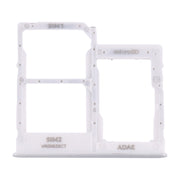 For Samsung Galaxy A41 / A415 SIM Card Tray + SIM Card Tray + Micro SD Card Tray (White)