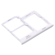 For Samsung Galaxy A41 / A415 SIM Card Tray + SIM Card Tray + Micro SD Card Tray (White)