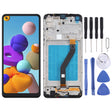 OEM LCD Screen for Samsung Galaxy A21 / SM-A215 Digitizer Full Assembly with Frame (Black) - free shipping - PMc TechLife - Order now!