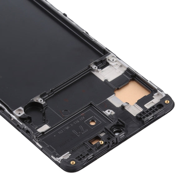 TFT Material LCD Screen and Digitizer Full Assembly With Frame (Not Supporting Fingerprint Identification) for Samsung Galaxy A71 / SM-A715(Black)