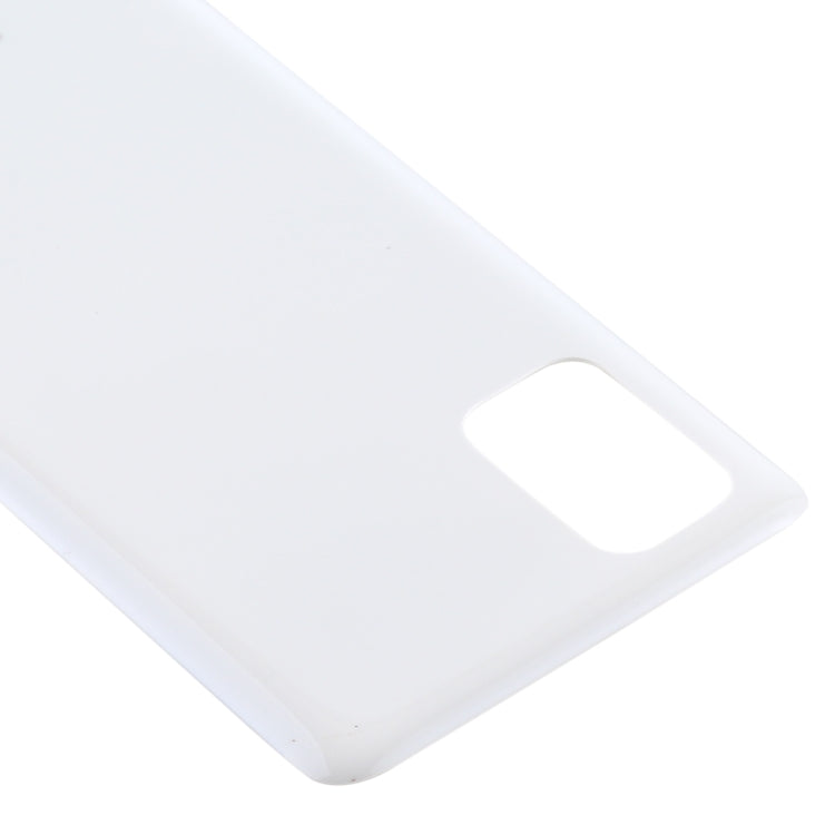 For Samsung Galaxy M51 Battery Back Cover (White)