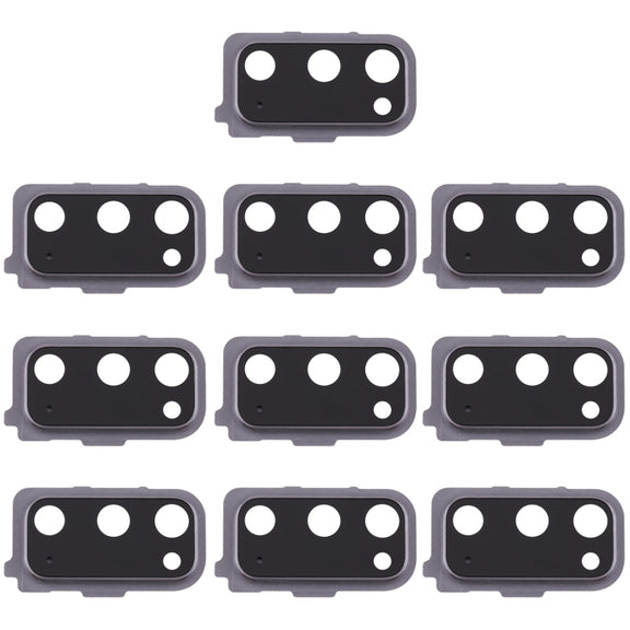 For Samsung Galaxy S20 10pcs Camera Lens Cover (Black)