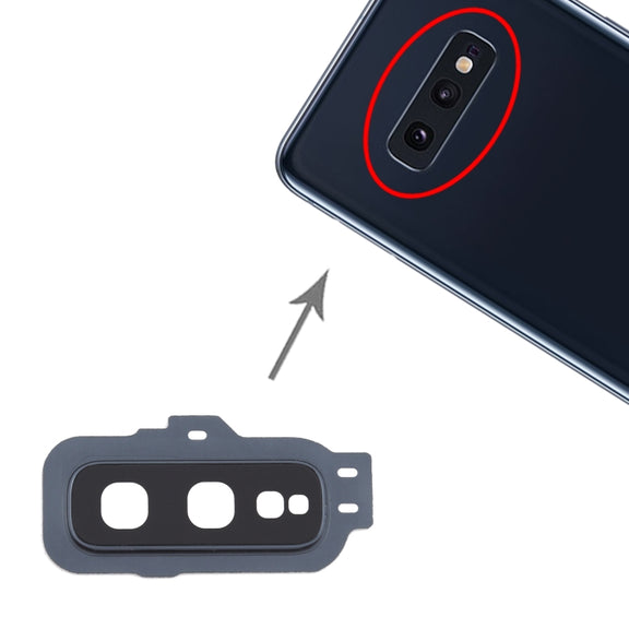 For Samsung Galaxy S10e 10pcs Camera Lens Cover (Black)