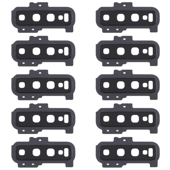 For Samsung Galaxy S10+ 10pcs Camera Lens Cover (Black)
