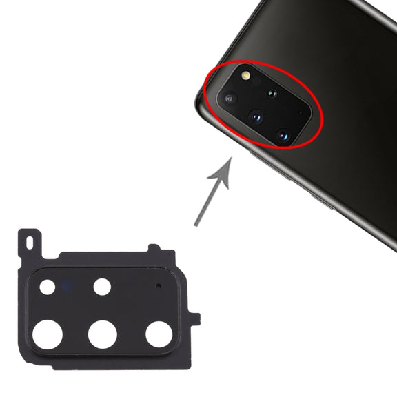 For Samsung Galaxy S20+ 10pcs Camera Lens Cover (Black)