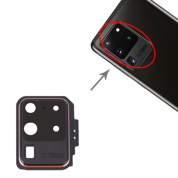 For Samsung Galaxy S20 Ultra Camera Lens Cover (Pink)