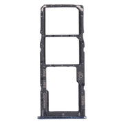 For Samsung Galaxy M51 SM-M515 SIM Card Tray + SIM Card Tray + Micro SD Card Tray (Black)