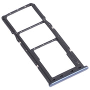 For Samsung Galaxy M51 SM-M515 SIM Card Tray + SIM Card Tray + Micro SD Card Tray (Black)