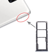 For Samsung Galaxy M51 SM-M515 SIM Card Tray + SIM Card Tray + Micro SD Card Tray (Black)