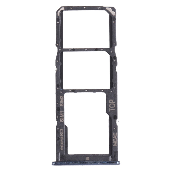 For Samsung Galaxy M51 SM-M515 SIM Card Tray + SIM Card Tray + Micro SD Card Tray (Black)