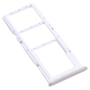 For Samsung Galaxy M51 SM-M515 SIM Card Tray + SIM Card Tray + Micro SD Card Tray (Silver)