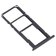For Samsung Galaxy A11 SM-A115 SIM Card Tray + SIM Card Tray + Micro SD Card Tray (Black)