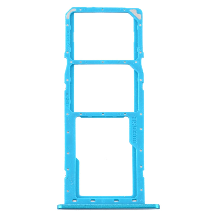 For Samsung Galaxy A11 SM-A115 SIM Card Tray + SIM Card Tray + Micro SD Card Tray (Green)