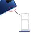 For Samsung Galaxy S10 Lite SM-G770 SIM Card Tray + SIM Card Tray / Micro SD Card Tray (Blue) - free shipping - PMc TechLife - Order now!
