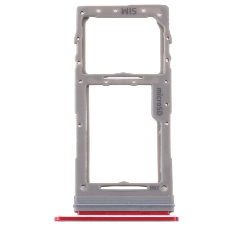 For Samsung Galaxy Note 10 Lite SM-N770 SIM Card Tray + Micro SD Card Tray (Red)