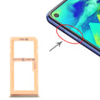 For Samsung Galaxy M40 SM-M405 SIM Card Tray + SIM Card Tray / Micro SD Card Tray (Orange) - free shipping - PMc TechLife - Order now!